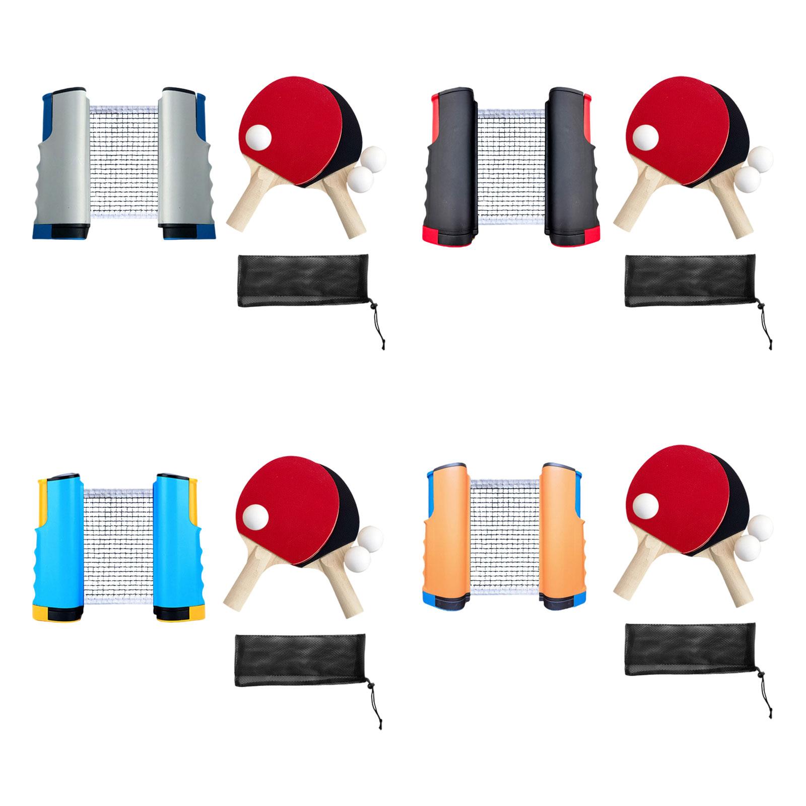 Table Tennis Net Set - Set Raket Ping Pong dengan Jaring