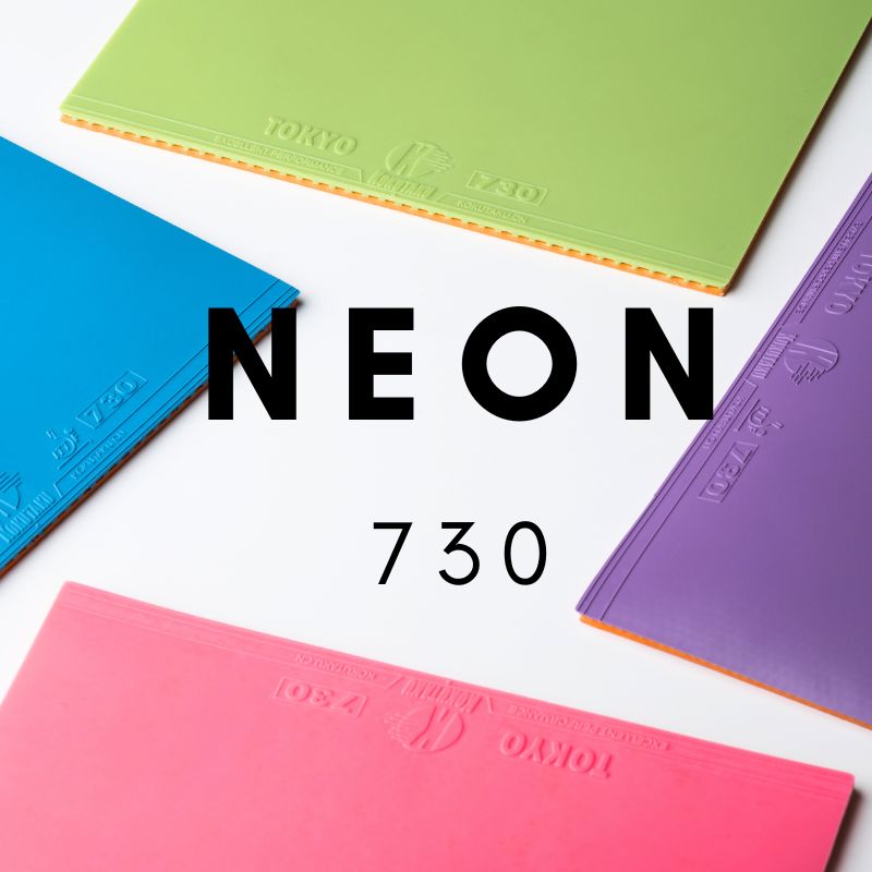 Table Tennis Spin - KOKUTAKU NEON 730 TOKYO Warna-warni Tenis