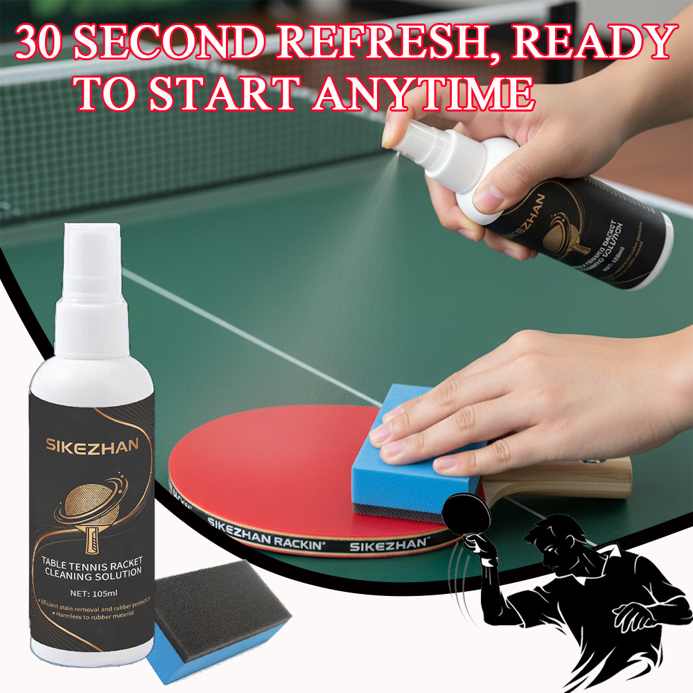 Table Tennis Paddle Set - Semprotan Pembersih Raket Tenis Meja Bebas
