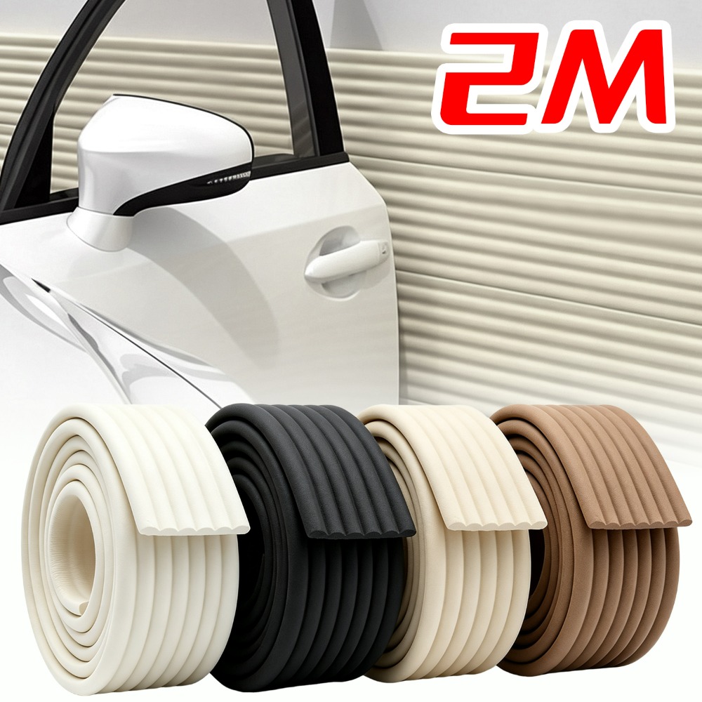 Rubber Cleaner Foam - Pelindung Sudut Tepi Mobil Bentuk W,