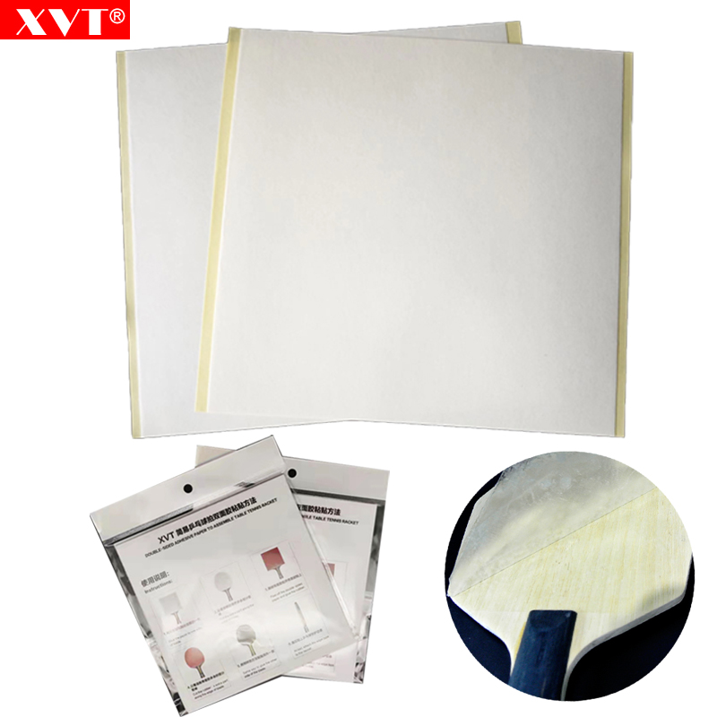Table Tennis Paddle Set - XVT Kertas Perekat Dua Sisi Tenis