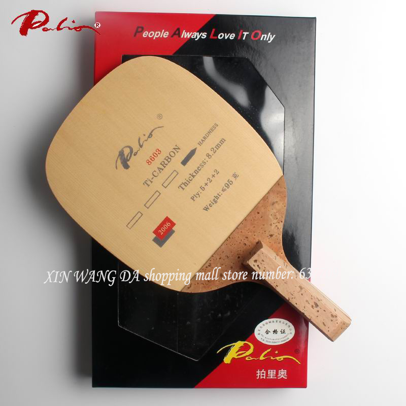 Table Tennis Japanese - Pisau tenis meja karbon titanium Palio