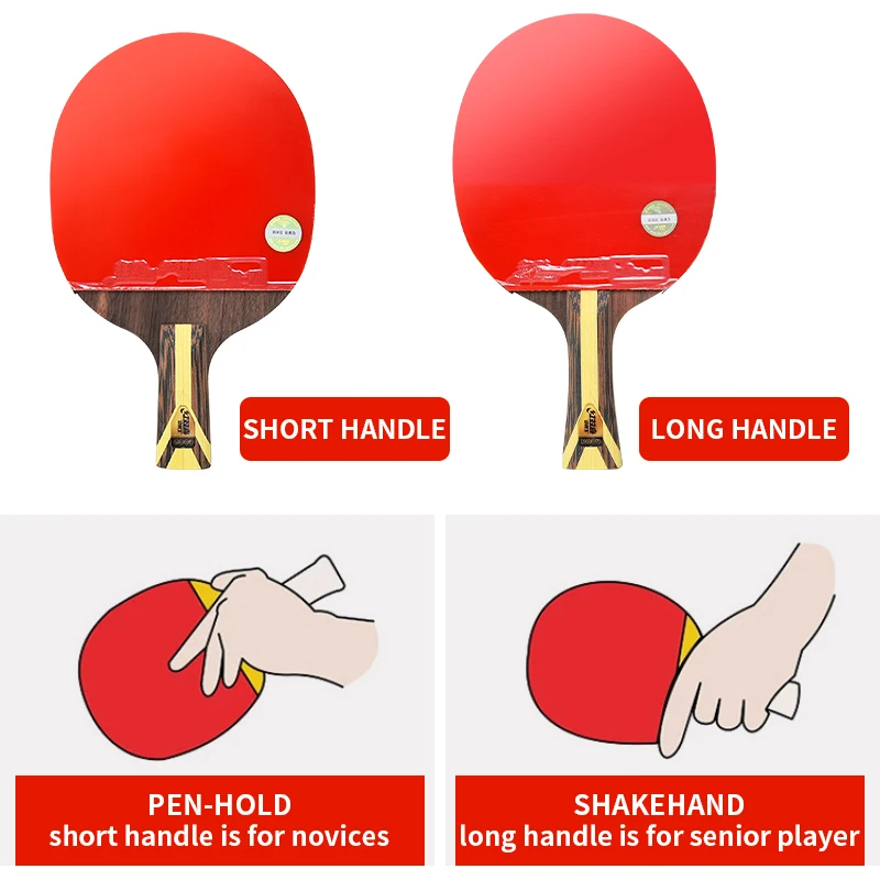 Table Tennis Spin - Raket Tenis Meja DHS 9002 Raket
