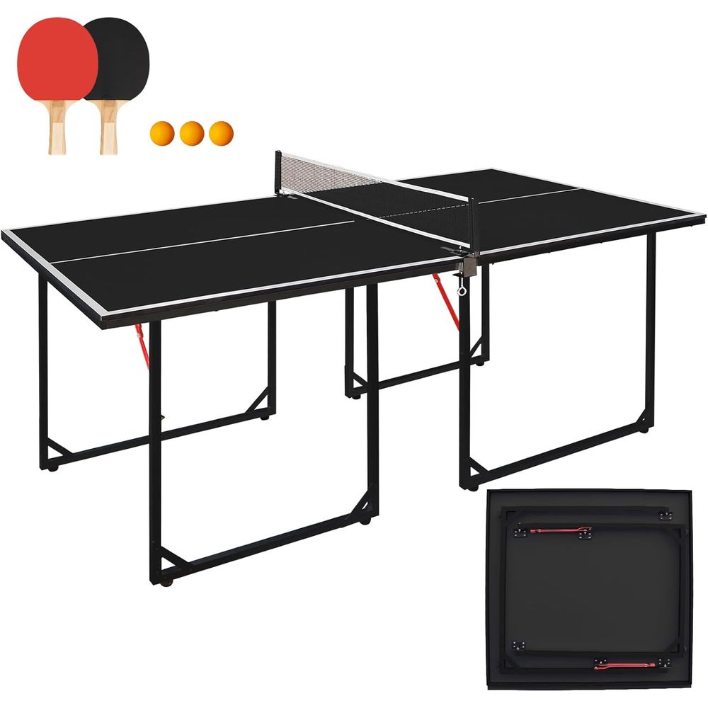 Table Tennis Net Set - Set Meja Ping Pong Portabel Ukuran