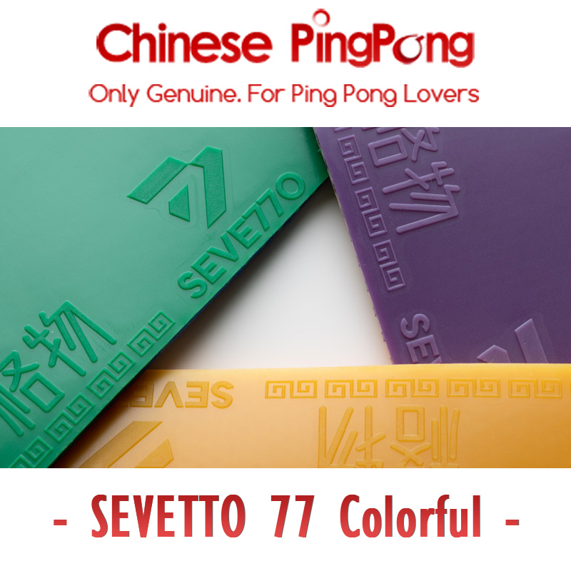 Table Tennis Spin - SEVETTO spons tenis meja, warna-warni karet