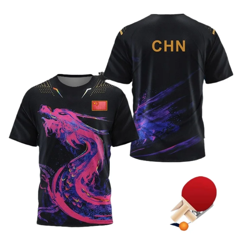 Table Tennis Japanese - Kaus Grafis Tenis Meja CHINA Dragon