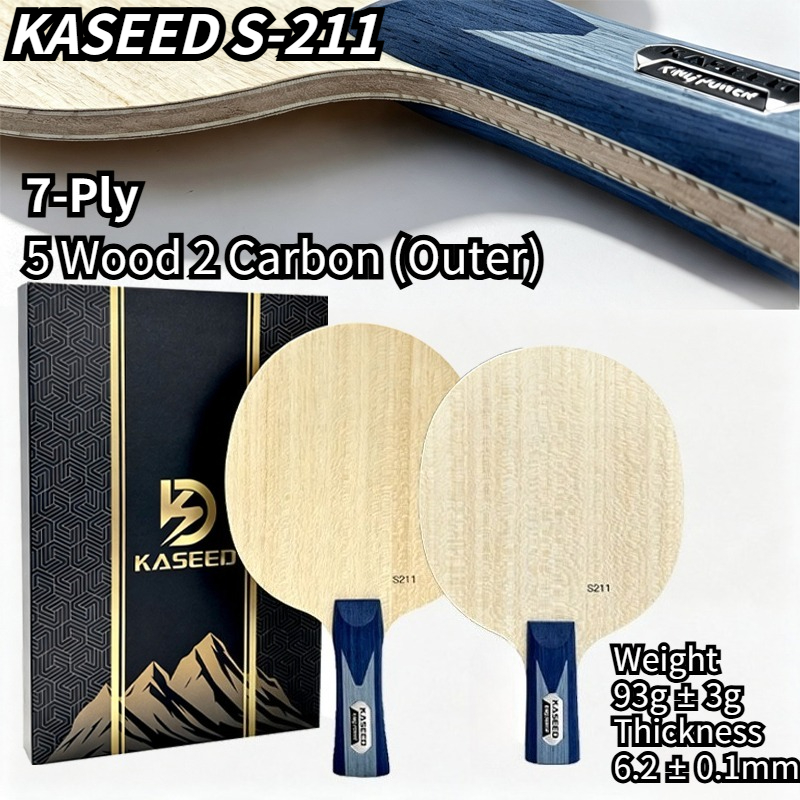 Table Tennis Japanese - KASEED S211 King Power 7-Ply Outer