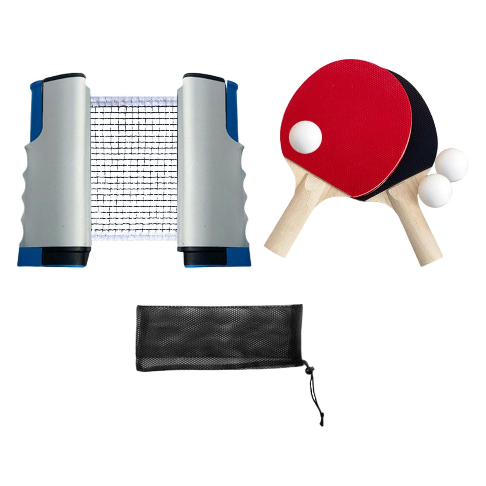 Set Raket Ping Pong dengan Jar - Table Tennis Net Set ulasan dan harga
