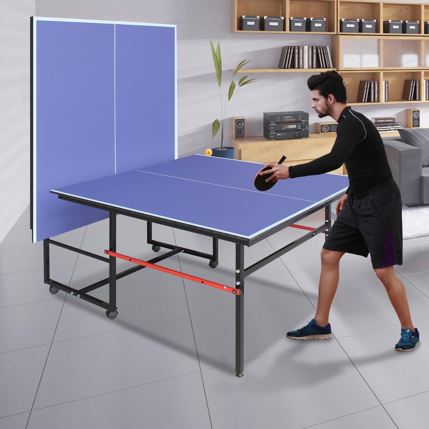 Meja Ping Pong Portabel 8 kaki - Table Tennis Net Set ulasan dan harga