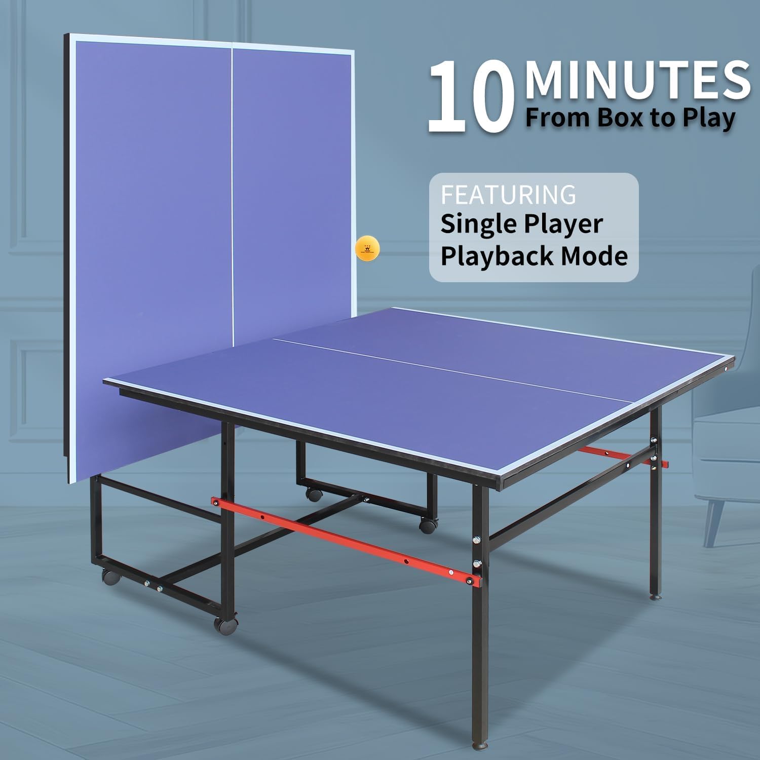 Meja Ping Pong Portabel 8 kaki - Table Tennis Net Set ulasan dan harga