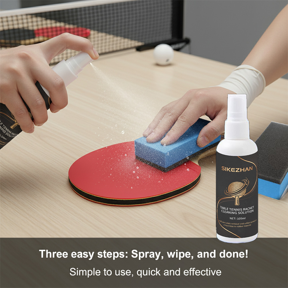 Semprotan Pembersih Raket Teni - Table Tennis Paddle Set ulasan dan harga