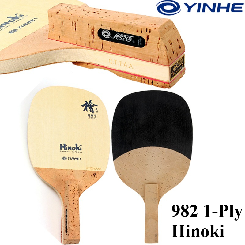 YINHE 982 1-Ply Solid Hinoki T - Table Tennis Japanese ulasan dan harga
