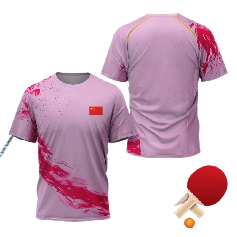 Kaus Grafis Tenis Meja CHINA D - Table Tennis Japanese ulasan dan harga